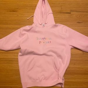 happiness project hoodie, like new condition, worn once, size large